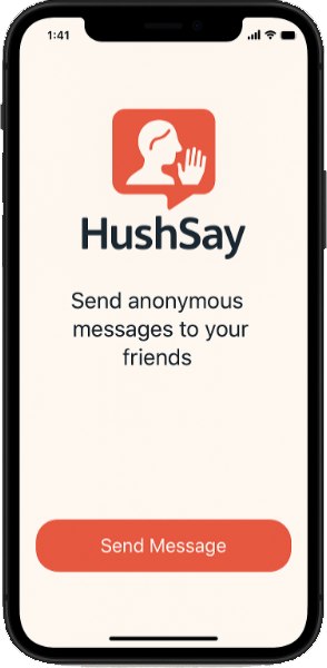HushSay Mobil Uygulama Ekranı
